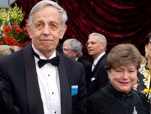 John Nash with wife Alicia